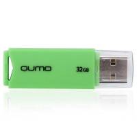 флешка Qumo 32GB QM32GUD-TRP-Green