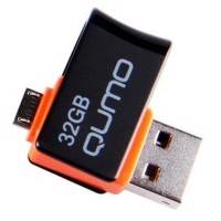 флешка Qumo 32GB QM32GUD-Hyb