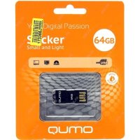 Qumo 64GB Sticker Black QM64GUD-STR-Black