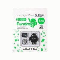 карта памяти Qumo 8GB QM8GCR-MSD10-FD-BLK