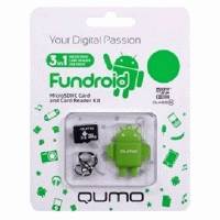 карта памяти Qumo 8GB QM8GCR-MSD10-FD-GRN