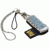 флешка Qumo 8GB Charm Series Ice Aquamarine QM8GUD-Charm-Ice