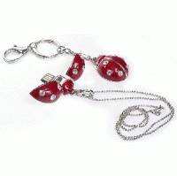 флешка Qumo 8GB Charm Series Ladybird Red QM8GUD-Charm-LD-R