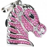 флешка Qumo 8GB QM8GUD-Charm-HRS-Pink