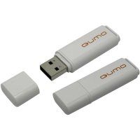 флешка Qumo 8GB QM8GUD-OP1-white