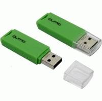 флешка Qumo 8GB QM8GUD-TRP-Green
