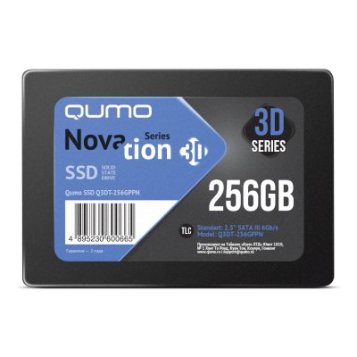 

Qumo Novation 3D 256Gb Q3DT-256GPPN