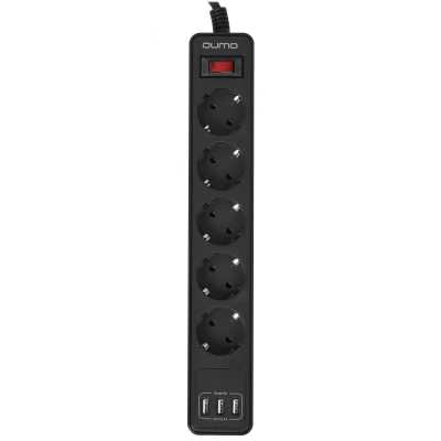 Qumo Power Bar 5SP4U P-0005 Black