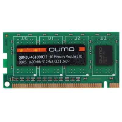 оперативная память Qumo QUM3U-4G1600С11