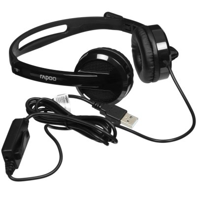 гарнитура Rapoo H120-BL Black
