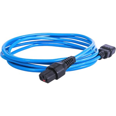 кабель питания Rem R-10-Cord-C13-C14-3-Blue