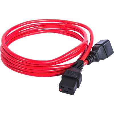 кабель питания Rem R-16-Cord-C19-C20-1.8-Red