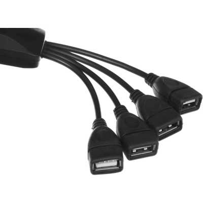 разветвитель USB Ritmix CR-2405 Black