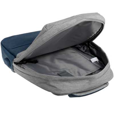 рюкзак RivaCase 7567 Grey Dark Blue