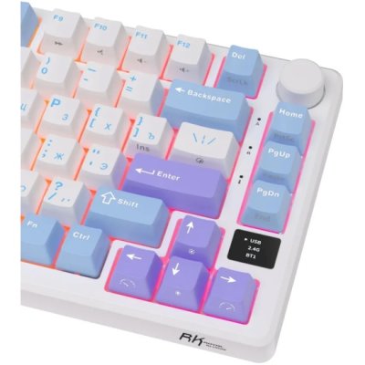 клавиатура Royal Kludge RK-M75 Taro Milk 6935280824081