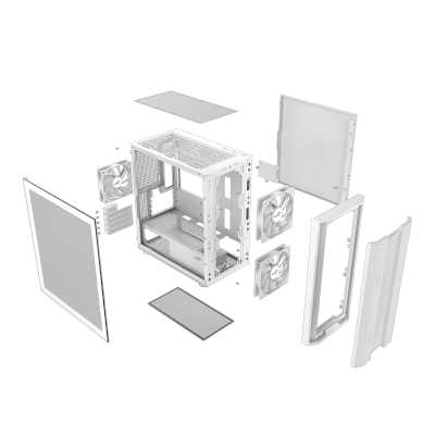 корпус SAMA S30 White S30-WHMPA3X1-GL