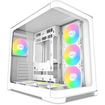корпус SAMA V60 White V60-WHADA7X1-GL