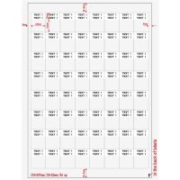 самоламинирующиеся наклейки Hyperline WMBL-25x33-A4L-WH