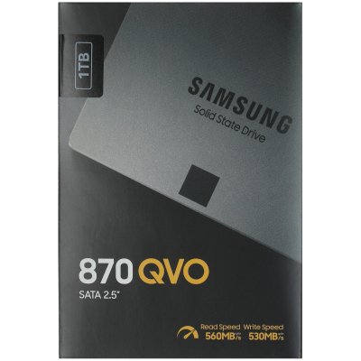 SSD диск Samsung 870 QVO 1Tb MZ-77Q1T0BW