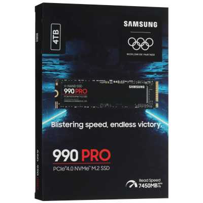 SSD диск Samsung 990 PRO 4Tb MZ-V9P4T0BW