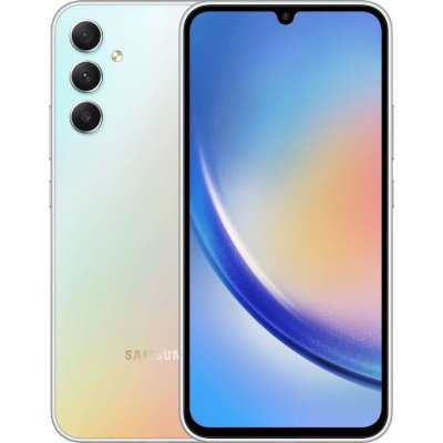 смартфон Samsung Galaxy A34 5G 6/128GB Silver SM-A346EZSASKZ