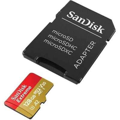 карта памяти SanDisk Extreme 128GB SDSQXAA-128G-GN6MA
