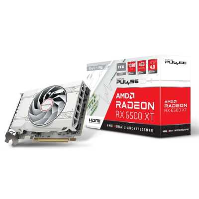 видеокарта Sapphire AMD Radeon RX 6500 XT ITX Pulse Pure Gaming OC 4Gb 11314-04-20G