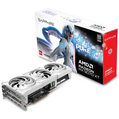 Sapphire AMD Radeon RX 9070 XT Pure OC 16Gb 11348-02-20G