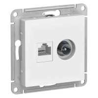 двойная розетка Schneider Electric AtlasDesign ATN000189