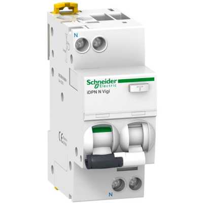 

Schneider Electric DPN N VIGI 2П 30 мА C 6 кА 6 А A9D31606