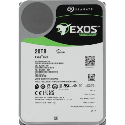 жесткий диск Seagate Exos X20 20Tb ST20000NM007D