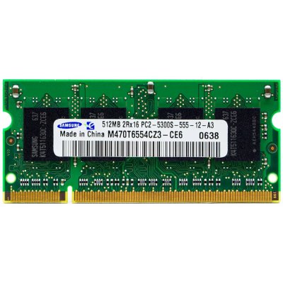 оперативная память SEC SODIMM DDR2 512Mb 667MHz