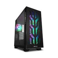 корпус Sharkoon Elite Shark CA300T RGB led Black