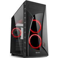 корпус Sharkoon Night Shark Red