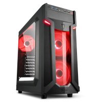 корпус Sharkoon VG6-W Red