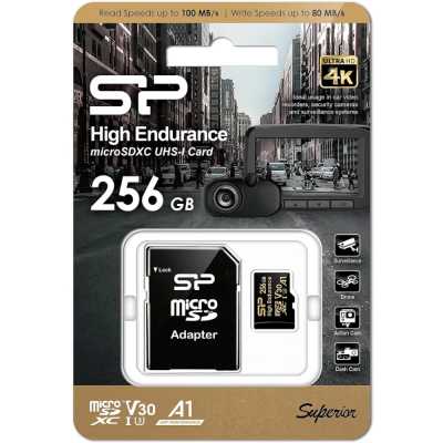 карта памяти Silicon Power Golden High Endurance 256GB SP256GBSTXDV3V1HSP