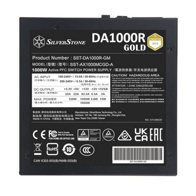 SilverStone 1000W DA1000R Gold SST-DA1000R-GM