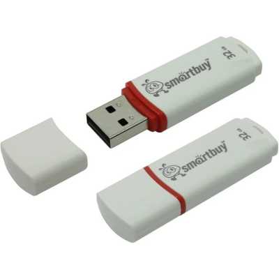 флешка SmartBuy 32GB SB32GBCRW-W