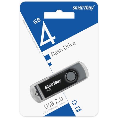 флешка SmartBuy 4GB SB004GB2TWK