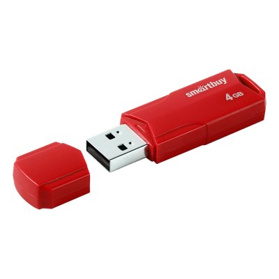 флешка SmartBuy 4GB SB4GBCLU-R