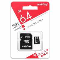 карта памяти SmartBuy 64GB SB64GBSDCL10-01