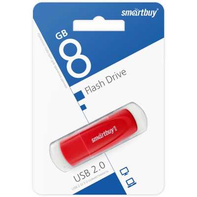 флешка SmartBuy 8GB SB008GB2SCR