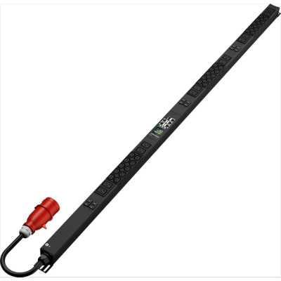 блок розеток SMARTWATT 0U-MI-3P32A-SMB-6CB-30C13-12C19-S-3M-IEC