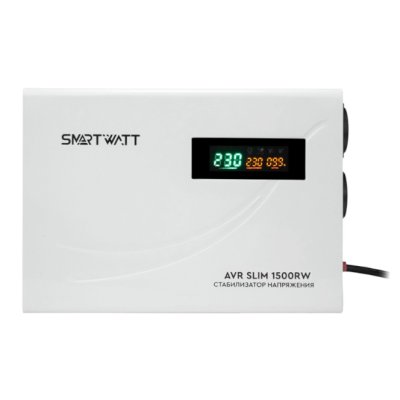 стабилизатор напряжения SMARTWATT AVR Slim 1500RW 4512020310003