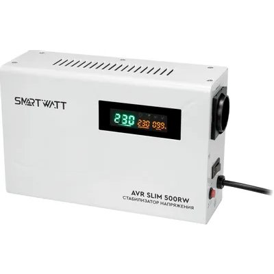 стабилизатор напряжения SMARTWATT AVR Slim 500RW 4512020310002