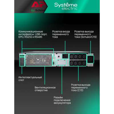 ИБП Systeme Electric Smart-Save Online SRT G2 SRTSE1500RTXLIG2