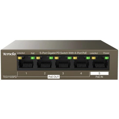 коммутатор Tenda TEG1105PD