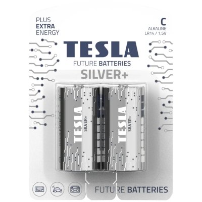 батарейки Tesla C Silver+ 8594183392370