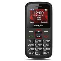 мобильный телефон Texet ТМ-B217 Black-Red