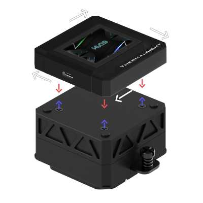 кулер Thermalright Frozen Warframe 240 SE ARGB Black